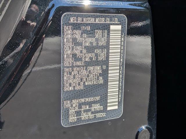 Used 2019 Nissan Armada Platinum w/ Captain's Chairs Package image 28