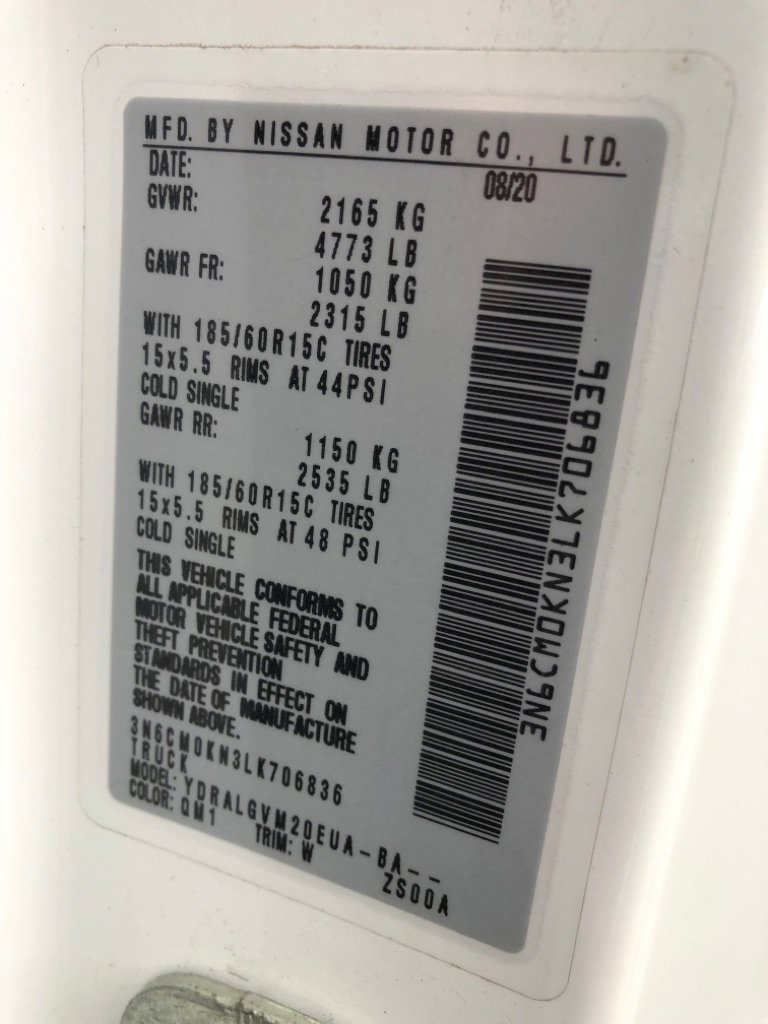 Used 2020 Nissan NV200 SV w/ Back Door Glass Package image 35