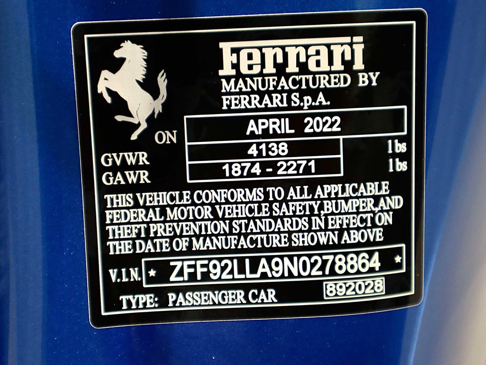 Certified 2022 Ferrari F8 Tributo RWD image 40