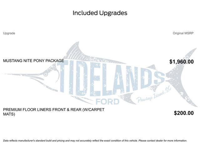 New 2026 Ford Mustang Premium w/ Mustang Nite Pony Package image 2