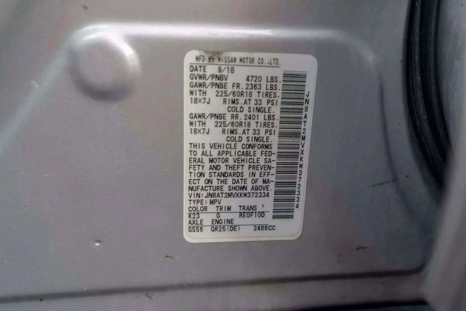 Used 2019 Nissan Rogue SV w/ Premium Package image 28