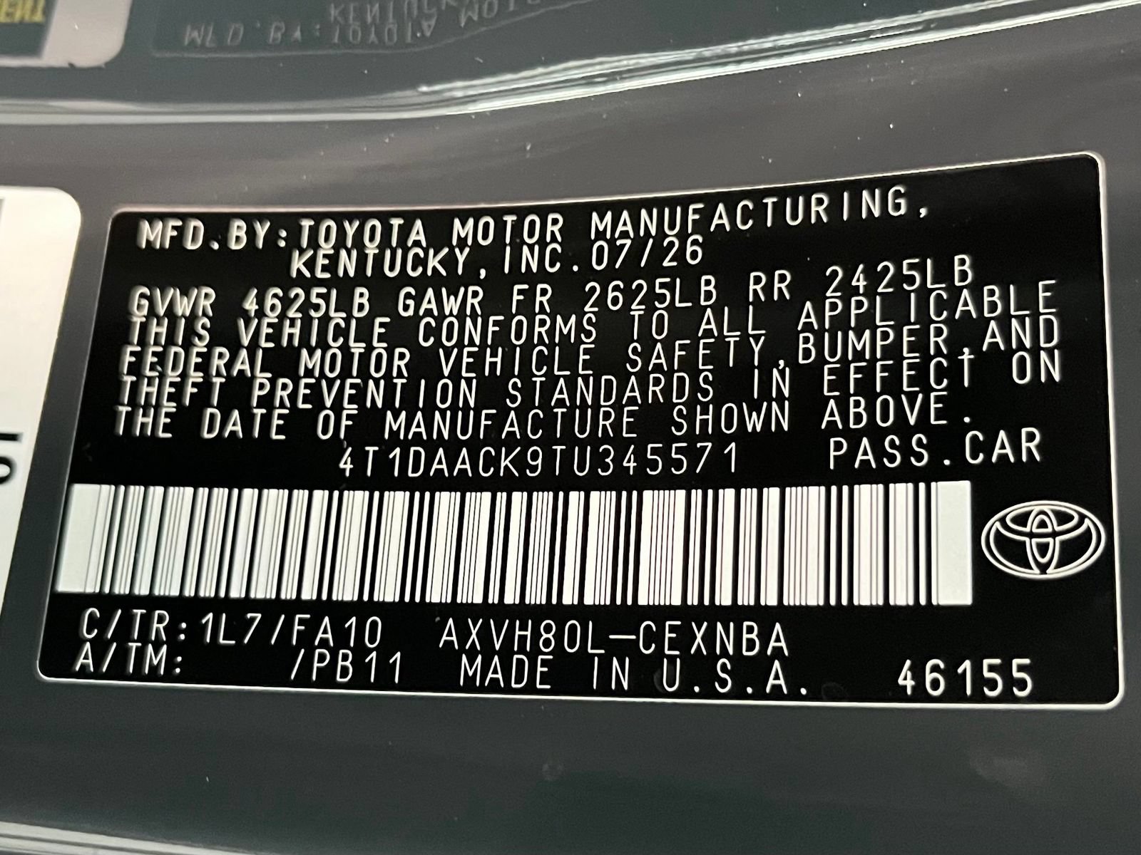 New 2026 Toyota Camry LE FWD image 18
