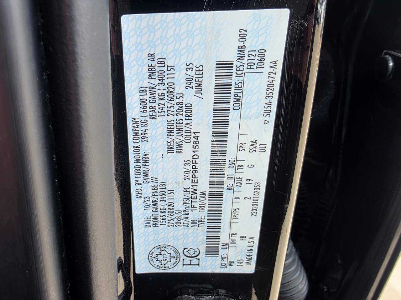 Used 2023 Ford F150 XLT w/ Equipment Group 302A High AWD/4WD image 31