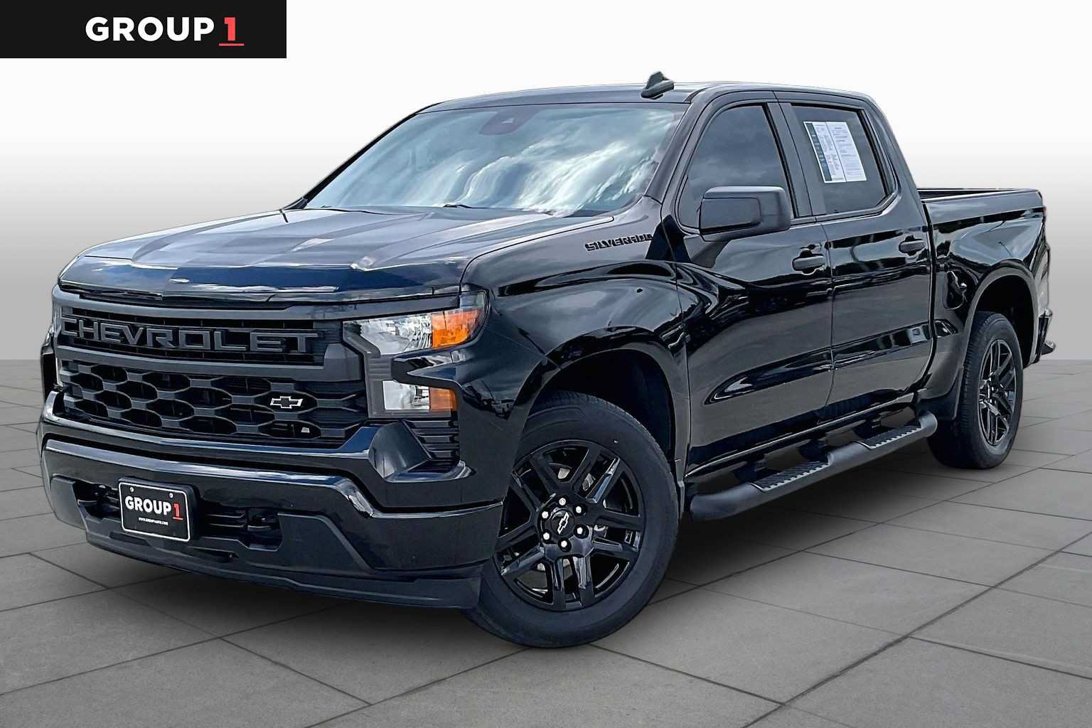 Used 2023 Chevrolet Silverado 1500 Custom w/ LPO, Dark Essentials Package