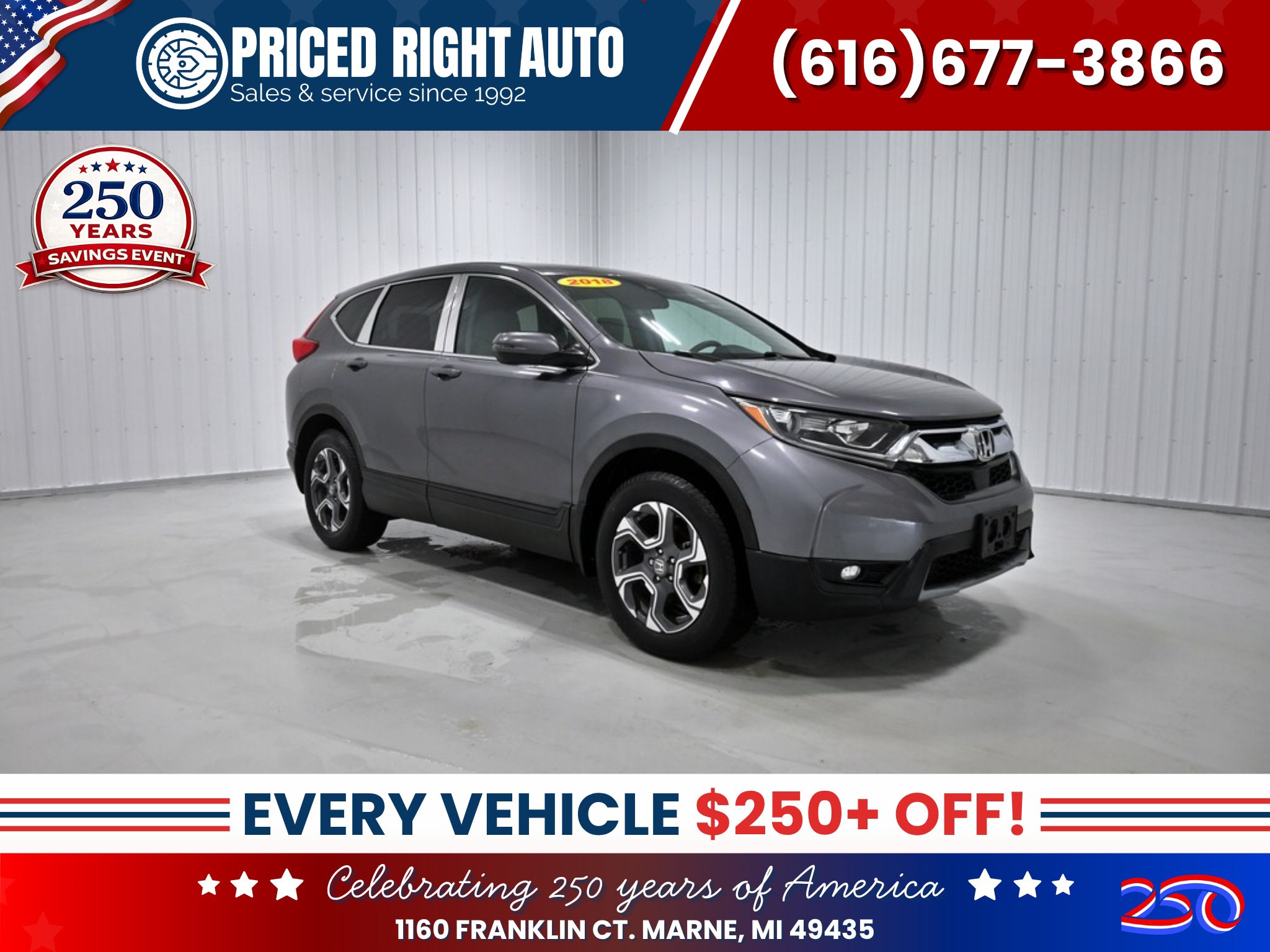 Used 2018 Honda CR-V EX image 1