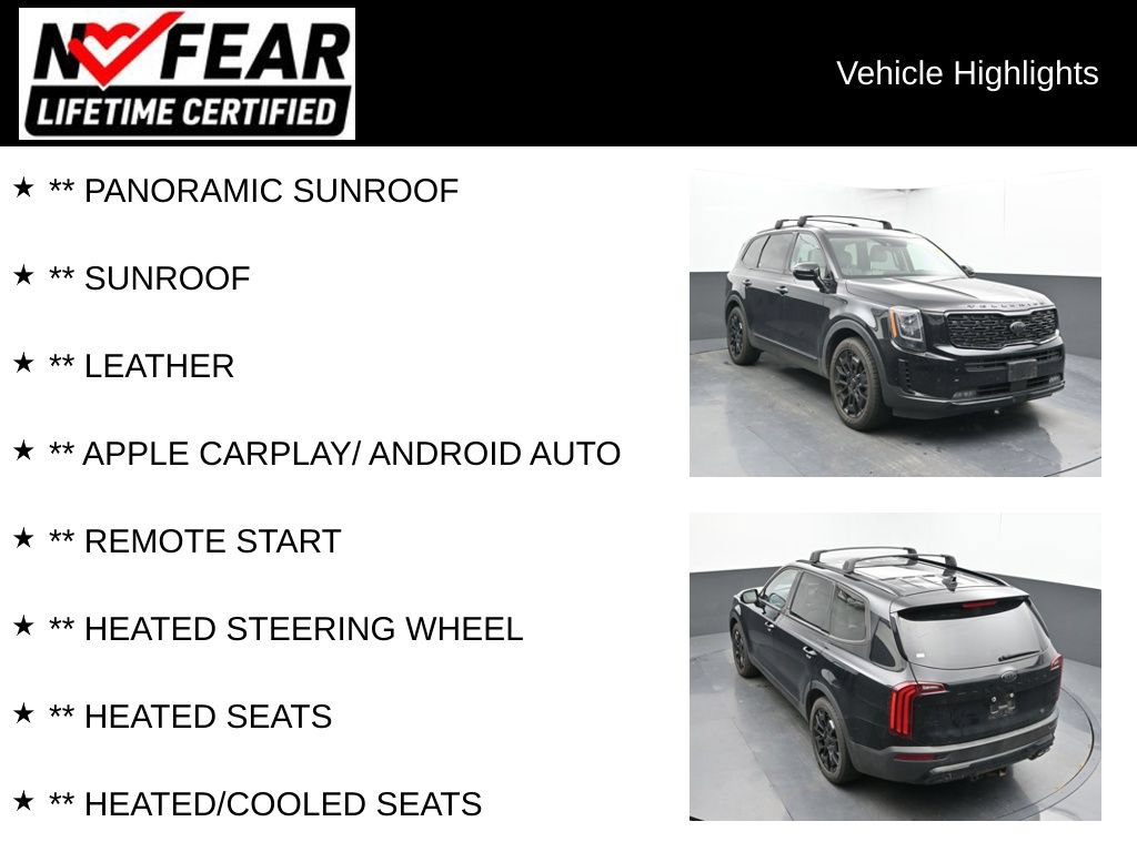 Used 2021 Kia Telluride SX w/ SX Prestige Package AWD/4WD image 2