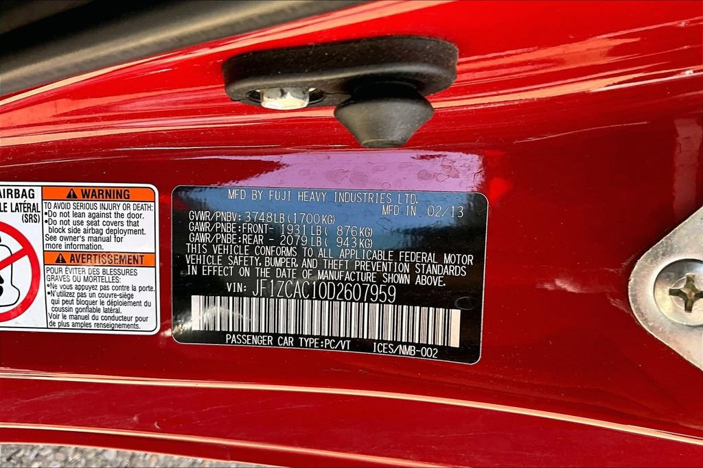 Used 2013 Subaru BRZ Limited RWD image 16