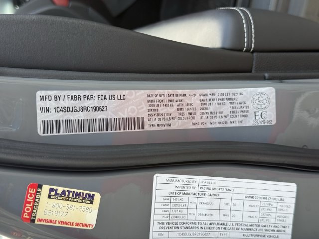 Used 2024 Dodge Durango SRT AWD/4WD image 39