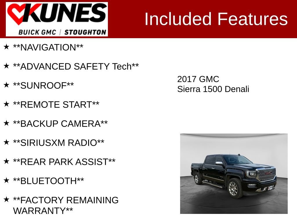 Used 2017 GMC Sierra 1500 Denali AWD/4WD image 2