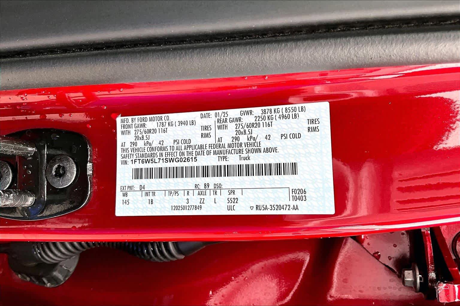 Used 2025 Ford F150 Lightning Lariat AWD/4WD image 33