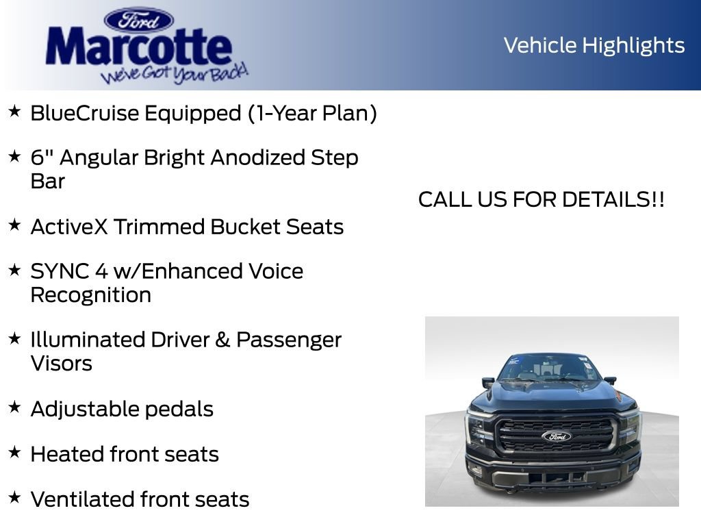 Used 2025 Ford F150 Lariat w/ Equipment Group 501A Mid AWD/4WD image 12