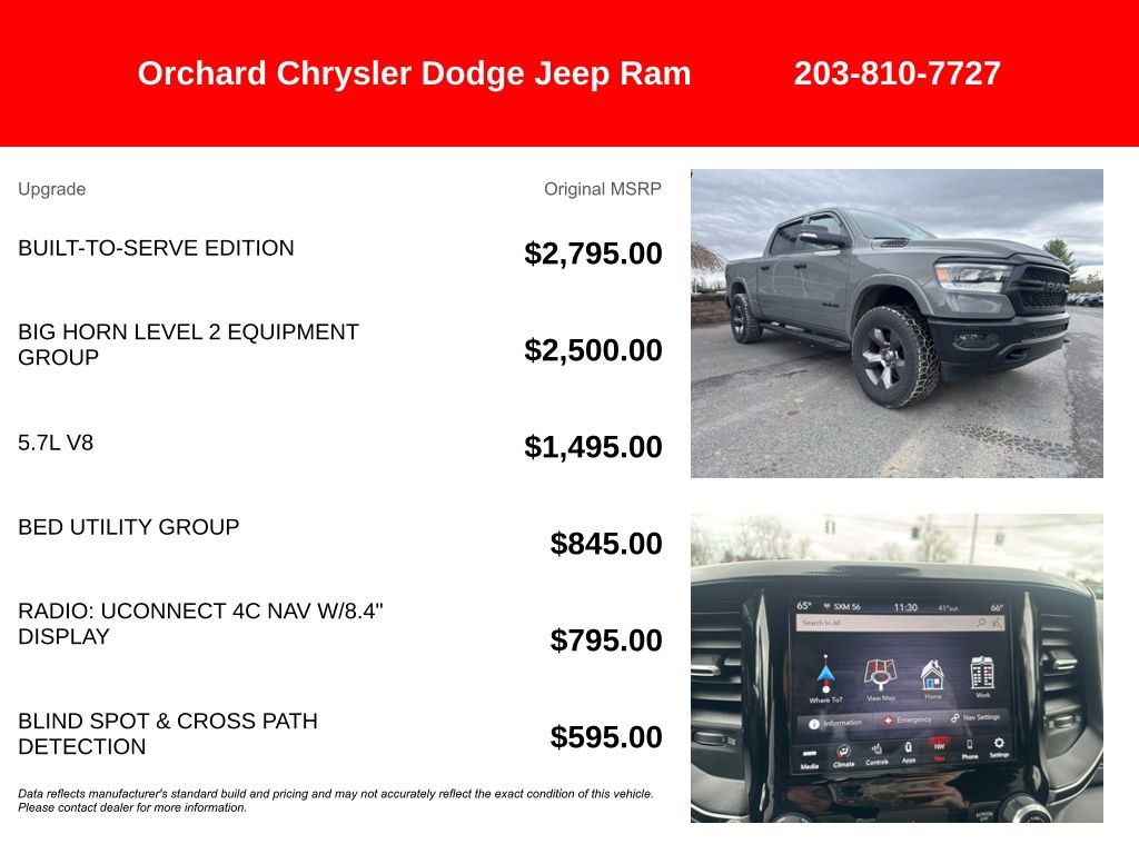 Used 2020 RAM 1500 Big Horn w/ Built-to-serve Edition image 5