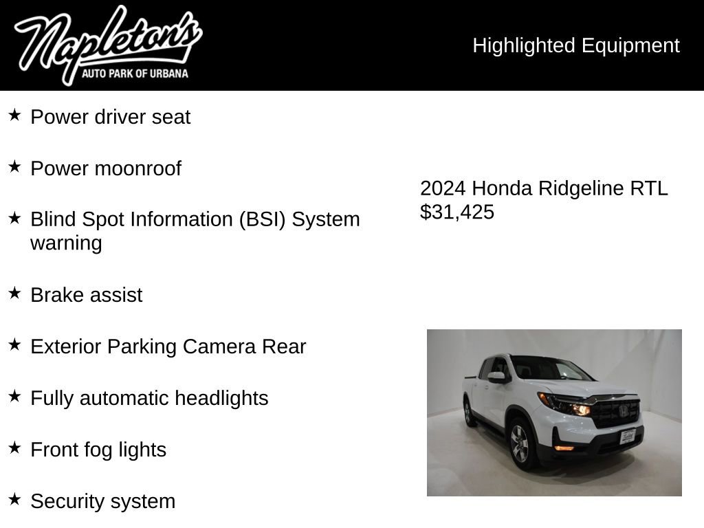 Used 2024 Honda Ridgeline RTL image 16
