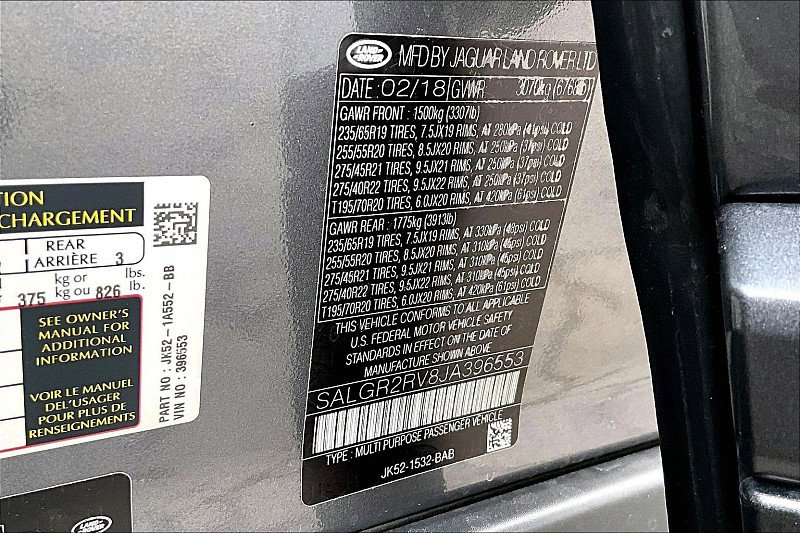 Used 2018 Land Rover Range Rover image 32