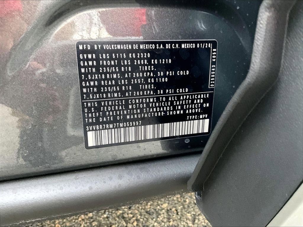 New 2026 Volkswagen Tiguan S AWD/4WD image 17