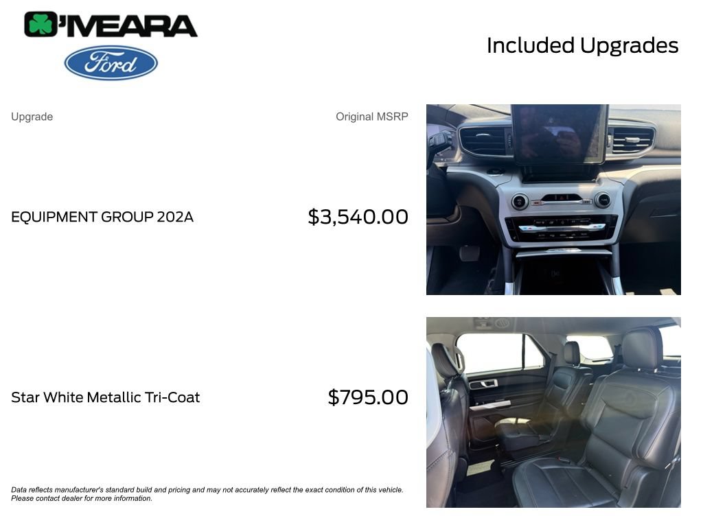 Used 2023 Ford Explorer XLT w/ Equipment Group 202A AWD/4WD image 4