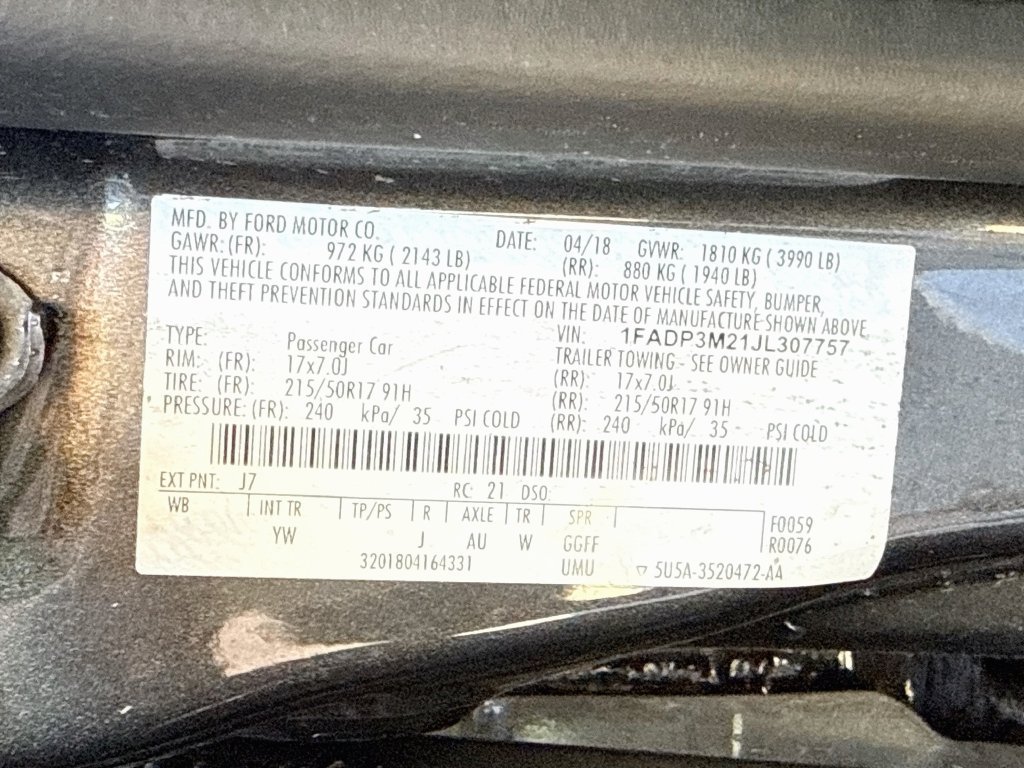 Used 2018 Ford Focus SEL FWD image 40