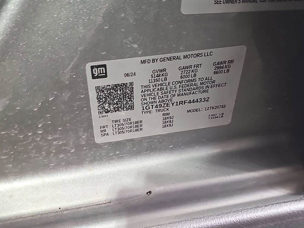 Certified 2024 GMC Sierra 2500 AT4X w/ Snow Plow Prep/Camper Package AWD/4WD image 42