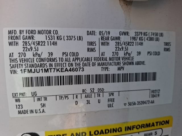 Used 2019 Ford Expedition Platinum AWD/4WD image 41