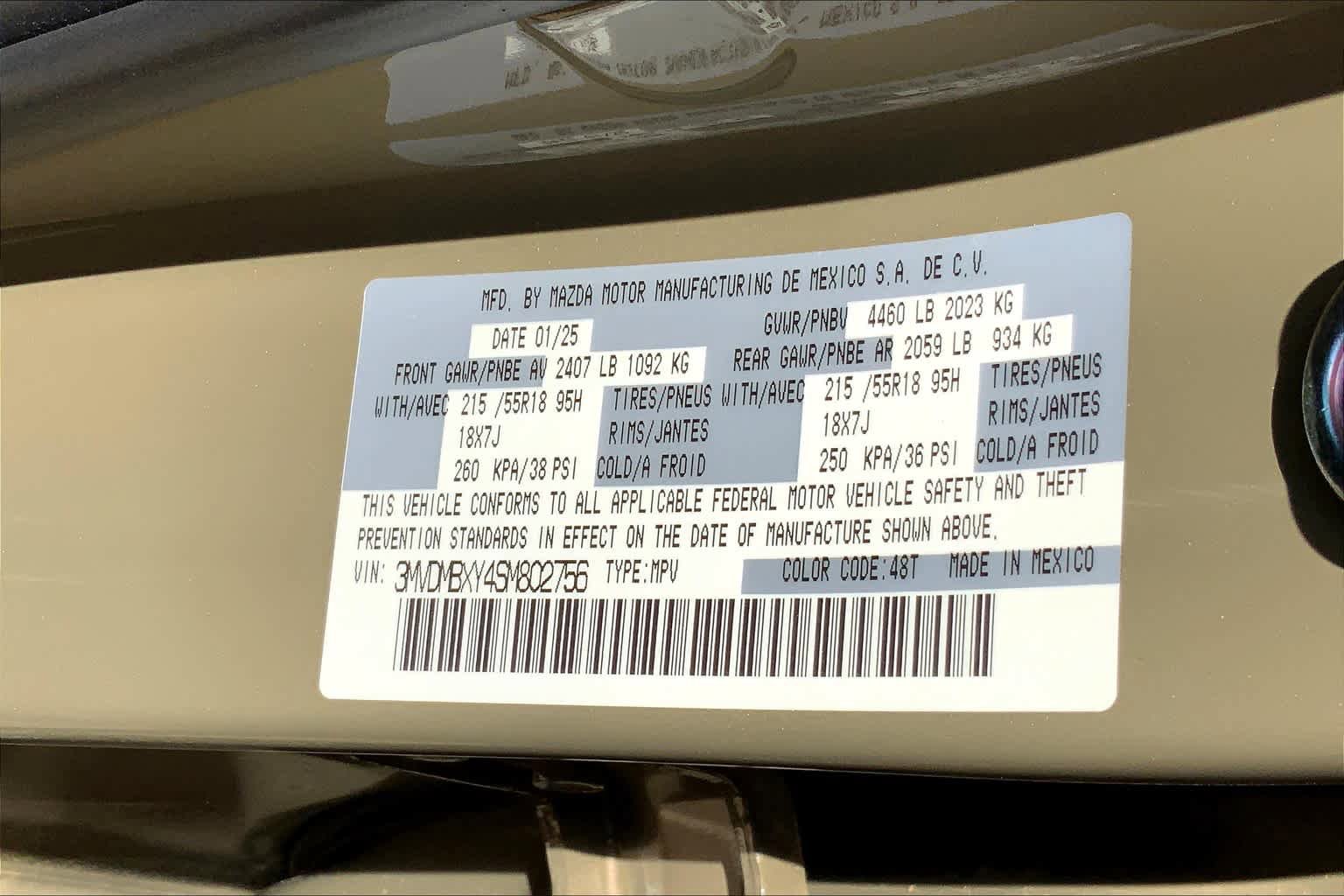 Certified 2025 MAZDA CX-30 Carbon AWD/4WD image 20