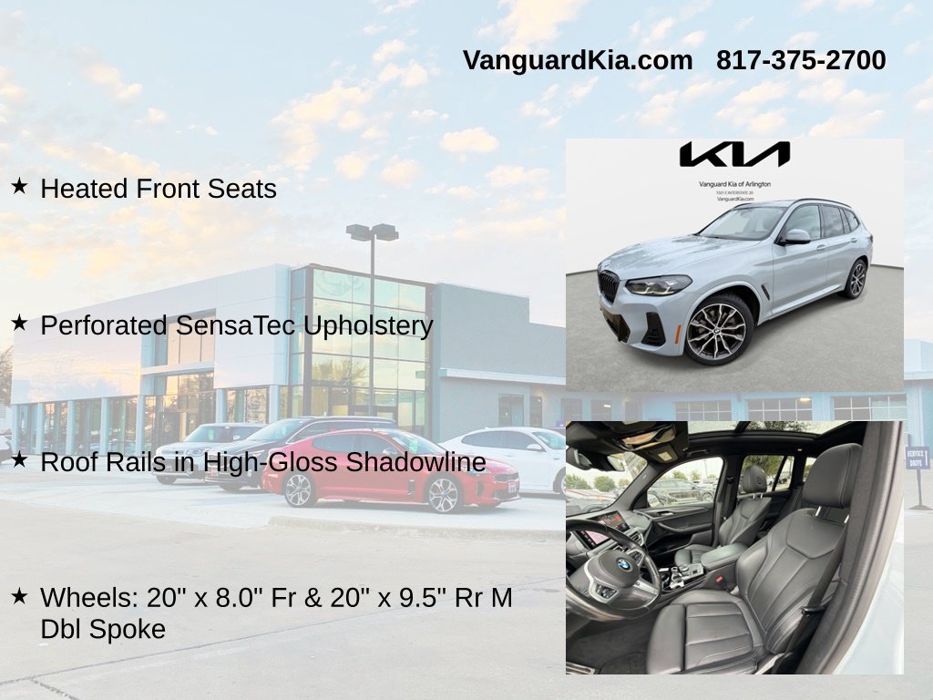 Used 2022 BMW X3 xDrive30i w/ M Sport Package 2 AWD/4WD image 24