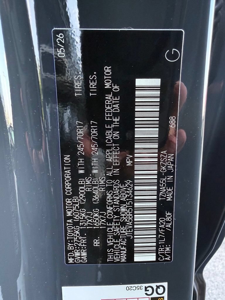 Used 2026 Toyota 4Runner SR5 AWD/4WD image 9