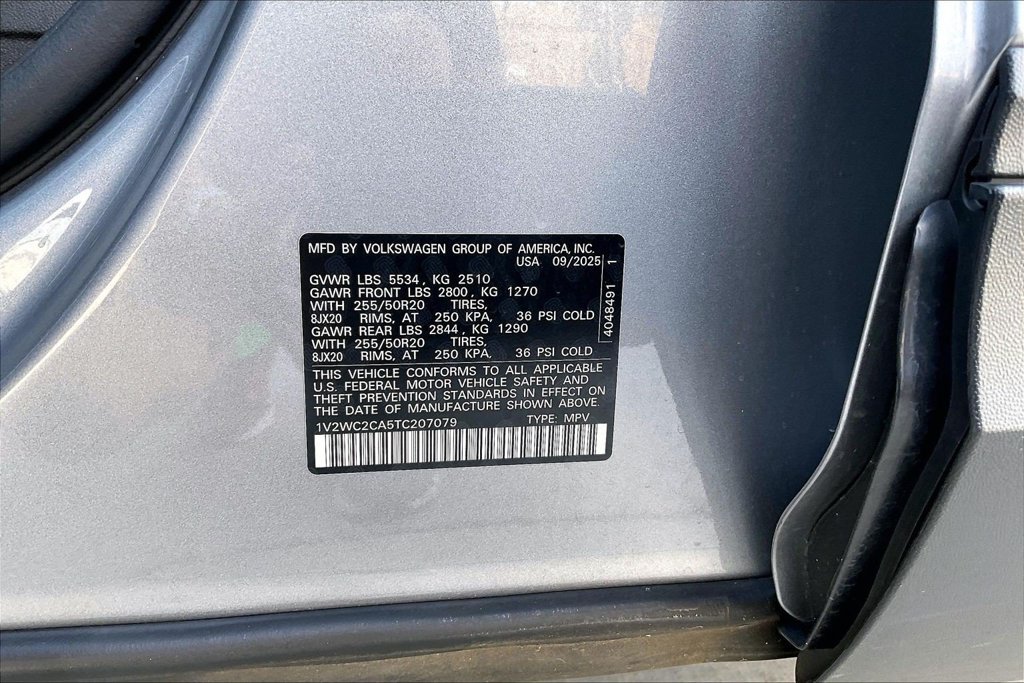 Used 2026 Volkswagen Atlas Cross Sport SE FWD image 35