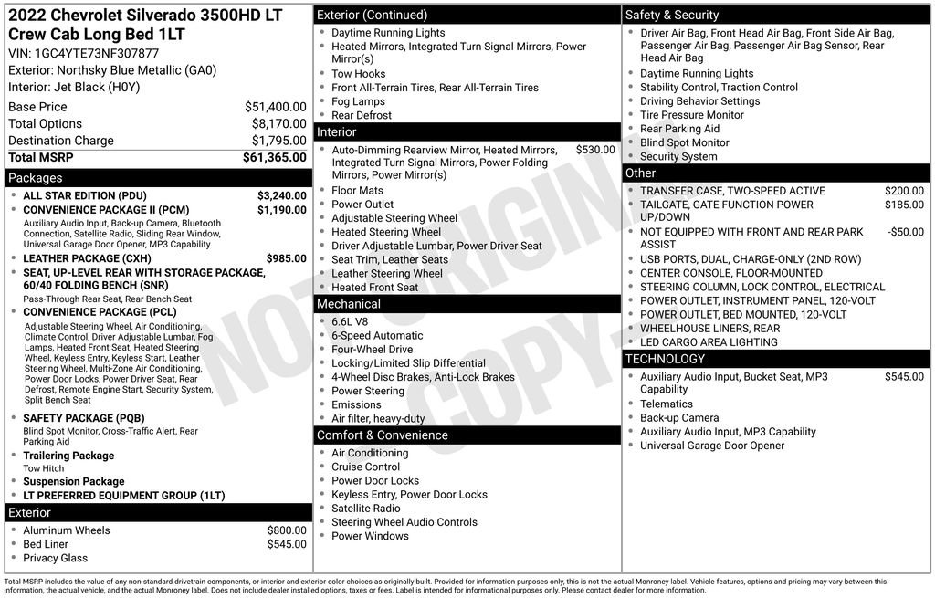 Used 2022 Chevrolet Silverado 3500 LT w/ All Star Edition AWD/4WD image 27