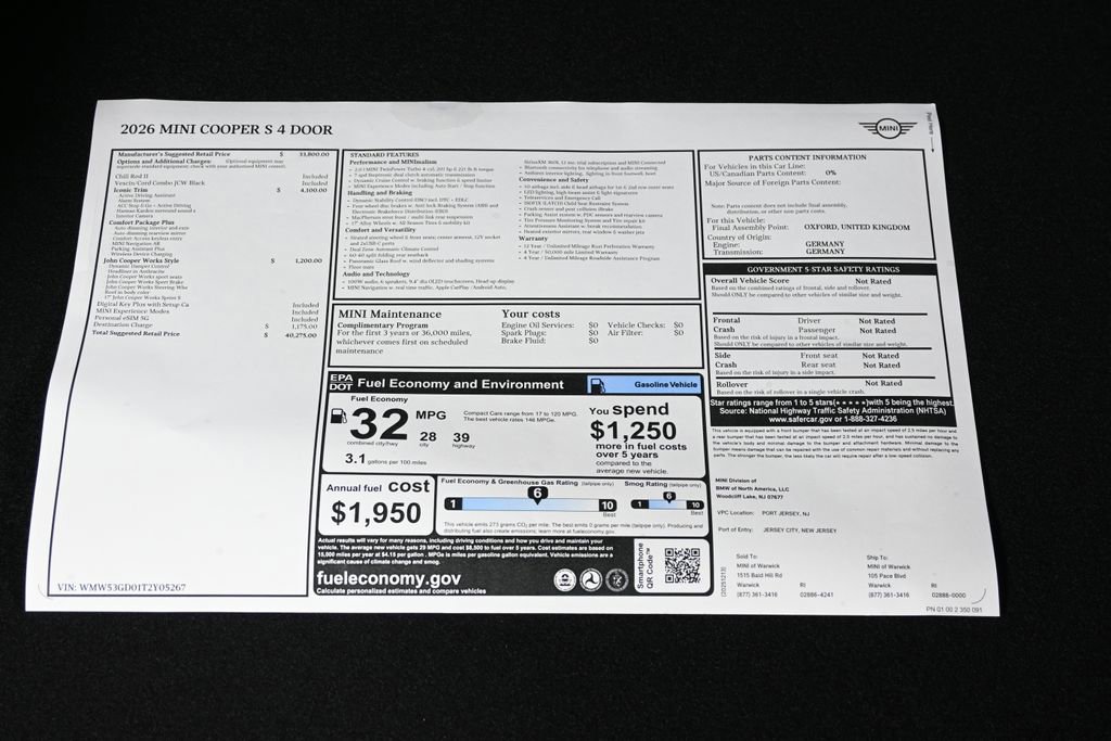 New 2026 MINI Cooper S image 33