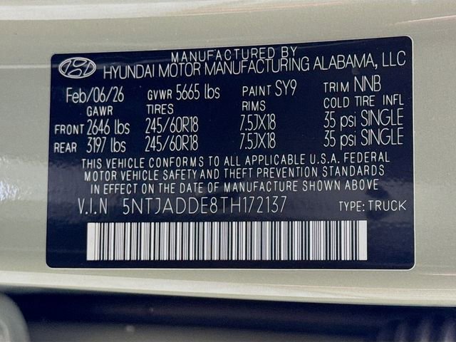 New 2026 Hyundai Santa Cruz SE image 16