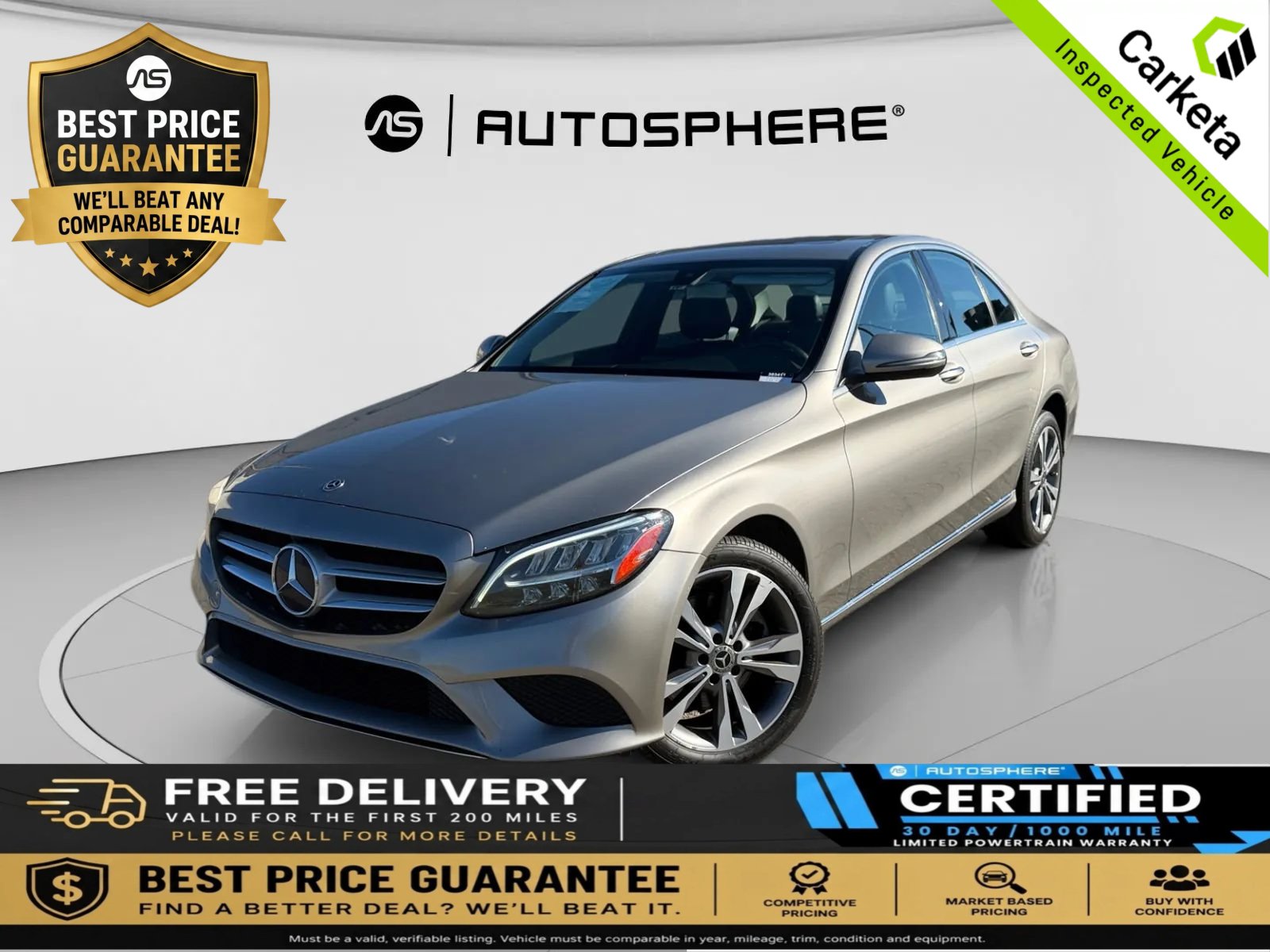 Used 2019 Mercedes-Benz C 300 4MATIC Sedan image 1