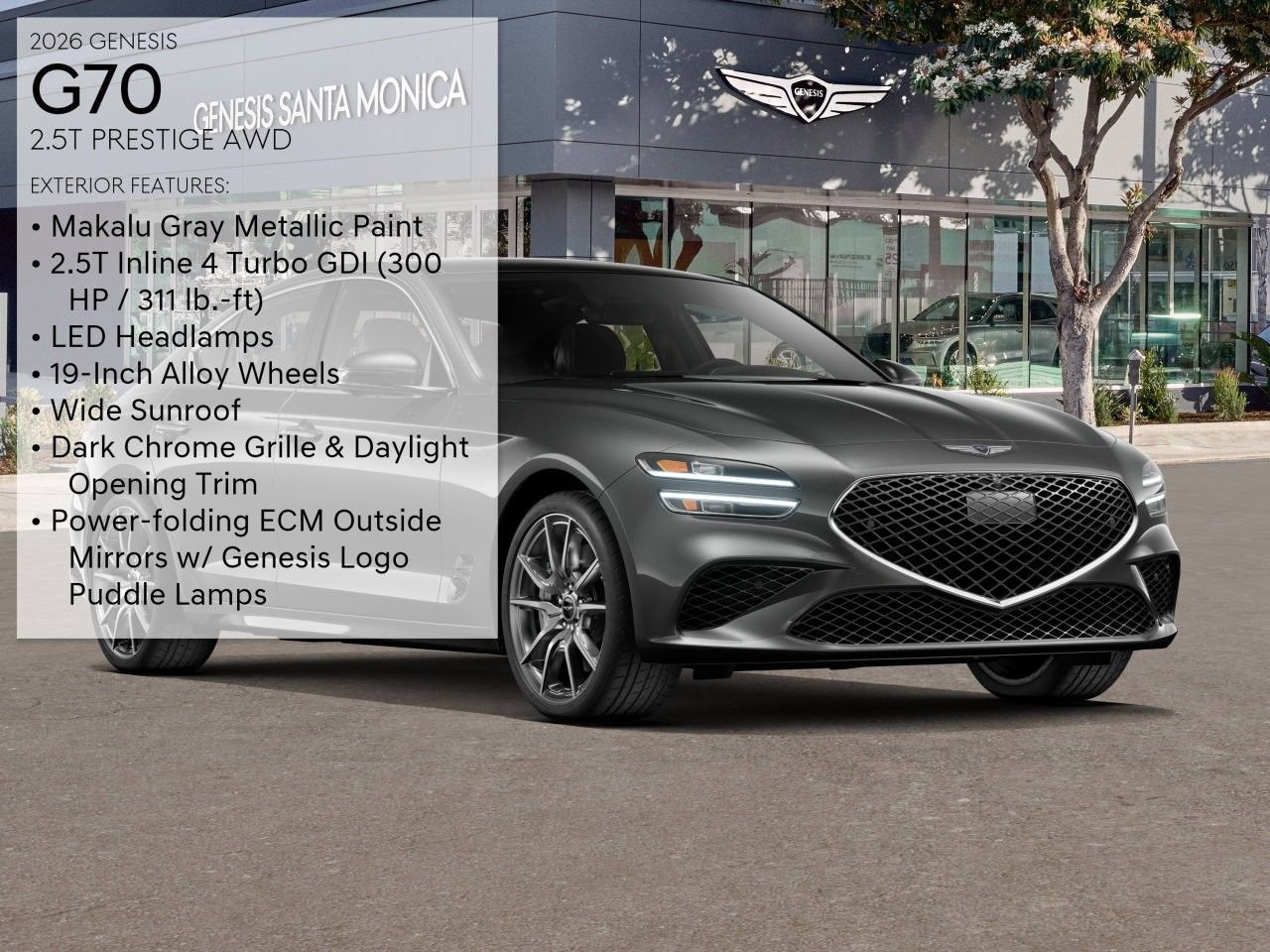 New 2026 Genesis G70 2.5T Prestige AWD/4WD image 3
