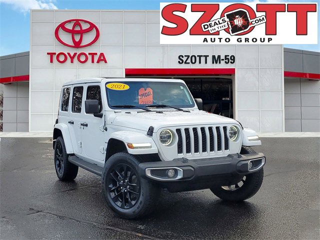 Used 2021 Jeep Wrangler Unlimited Sahara w/ Cold Weather Group image 1