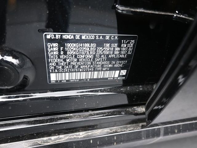 New 2026 Honda HR-V EX-L image 20