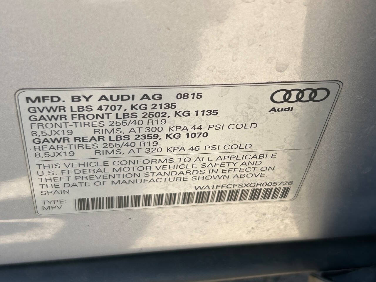 Used 2016 Audi Q3 2.0T Prestige w/ Prestige Package FWD image 36
