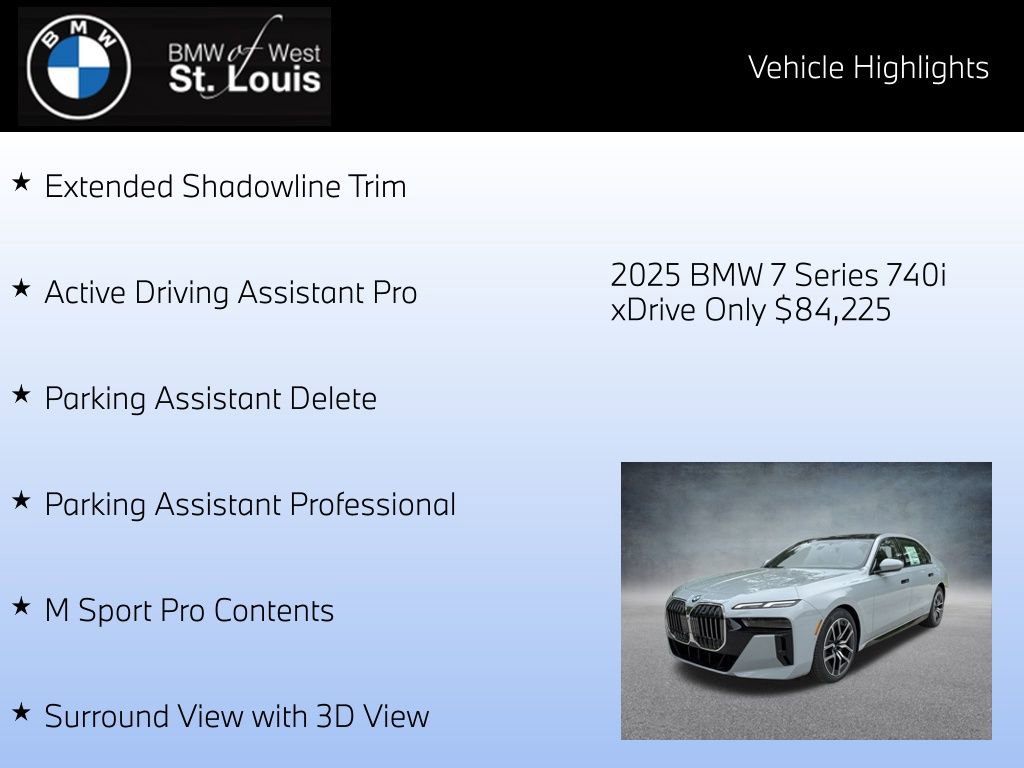 Certified 2025 BMW 740i xDrive image 23