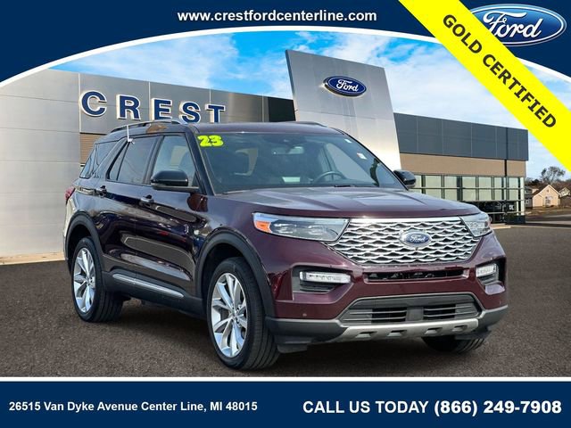 Certified 2023 Ford Explorer Platinum w/ Technology Package image 1