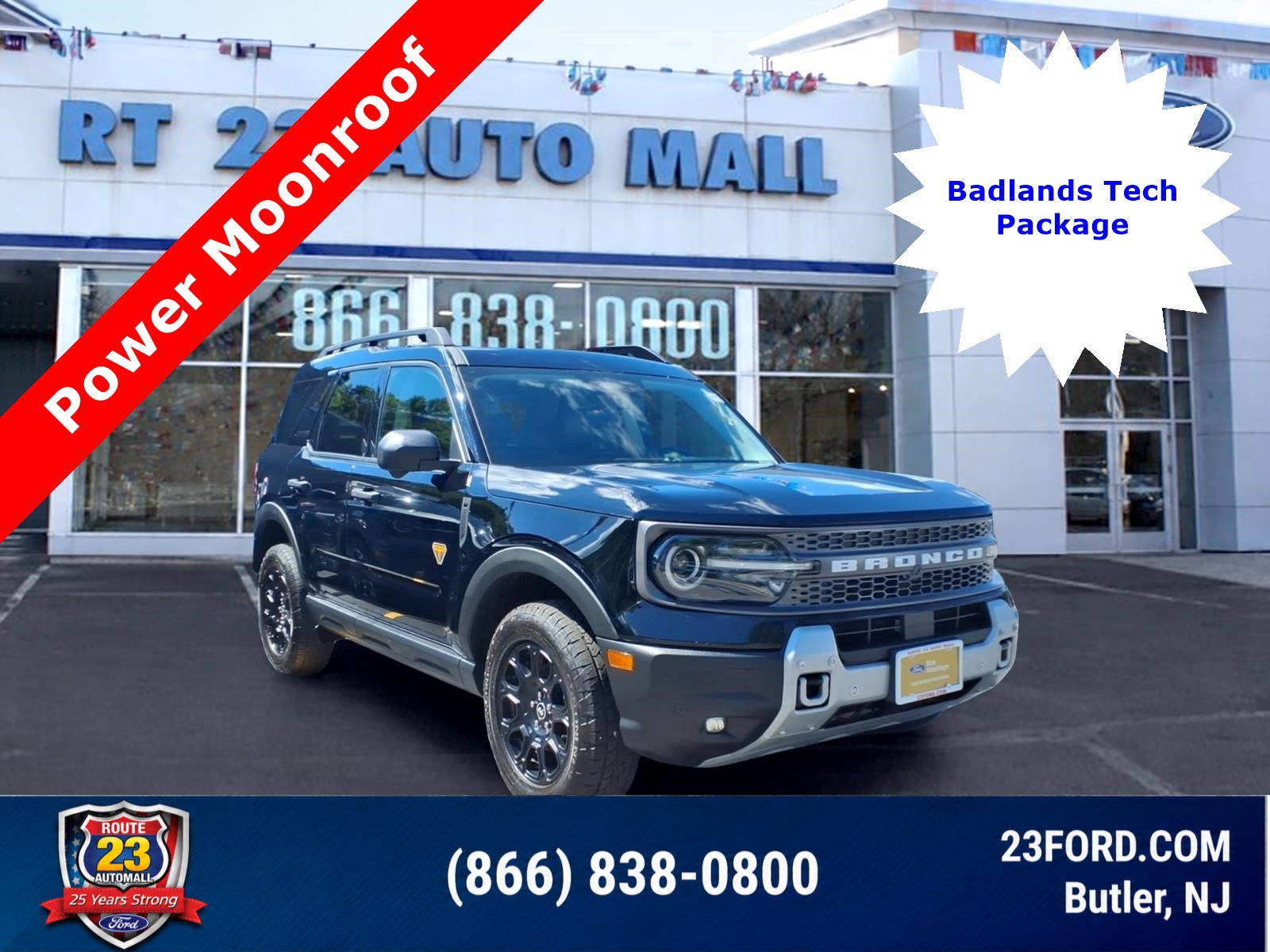 Certified 2025 Ford Bronco Sport Badlands w/ Badlands Tech Package AWD/4WD image 1
