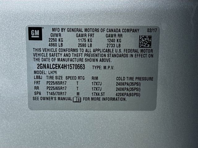 Used 2017 Chevrolet Equinox LT w/ Convenience Package image 30