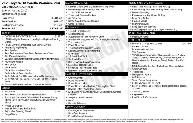 Used 2025 Toyota Corolla GR image 12