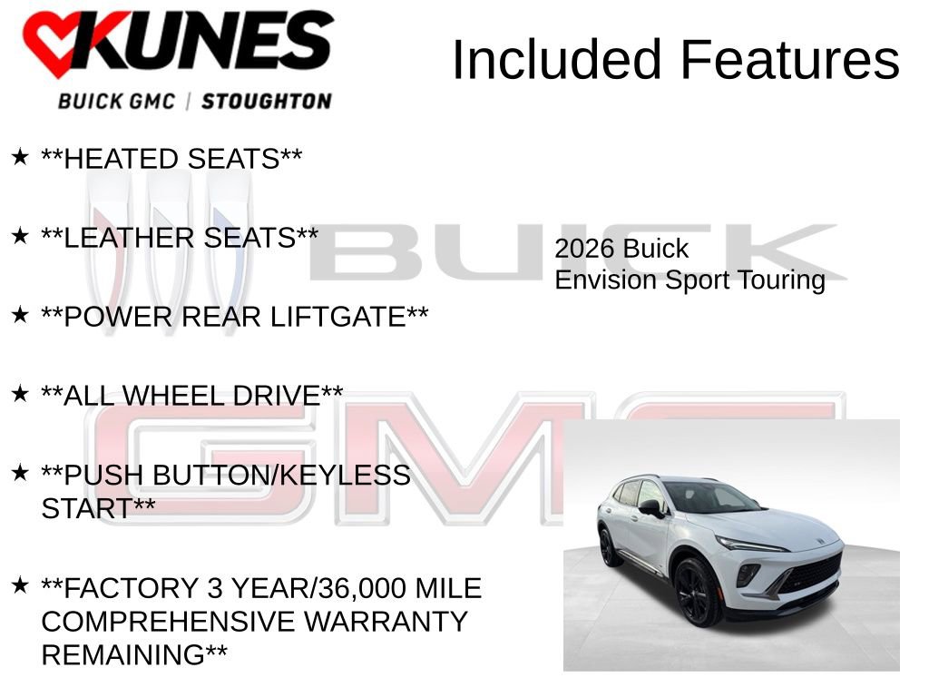 New 2026 Buick Envision Sport Touring image 3