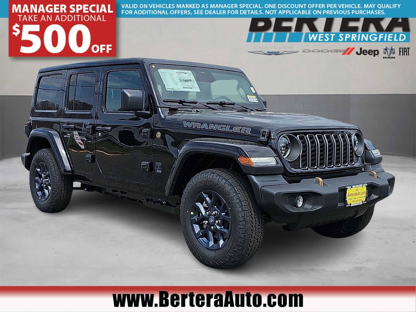 New 2026 Jeep Wrangler Unlimited Sport