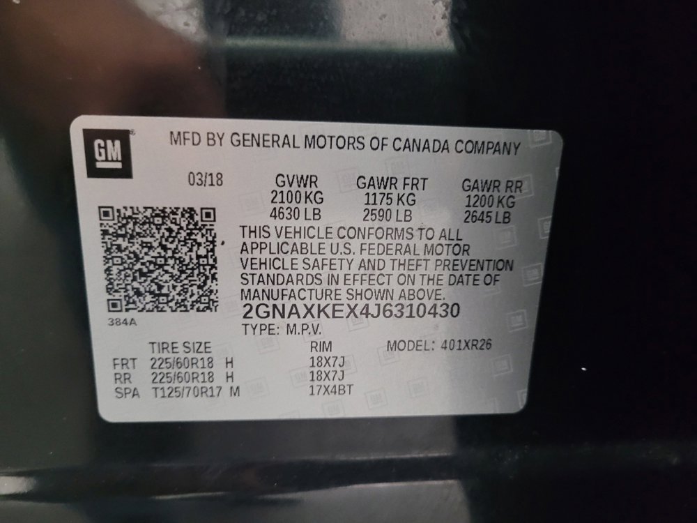 Used 2018 Chevrolet Equinox LT FWD image 33