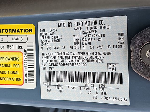 Used 2024 Ford Bronco Sport Big Bend AWD/4WD image 37