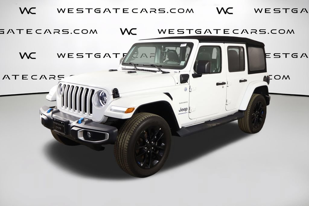 Used 2023 Jeep Wrangler Unlimited Sahara w/ Cold Weather Group AWD/4WD 360° Tour