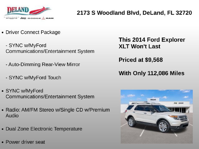 Used 2014 Ford Explorer XLT w/ Equipment Group 202A FWD image 15