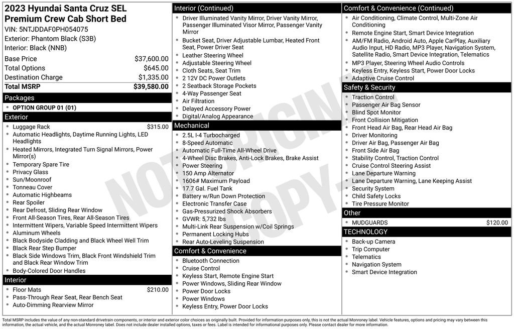 Certified 2023 Hyundai Santa Cruz SEL Premium image 25