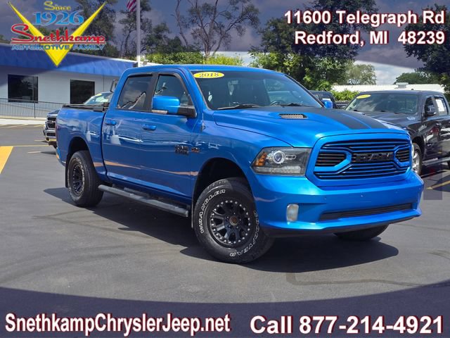 Used 2018 RAM 1500 Sport w/ Hydro Blue Sport Package