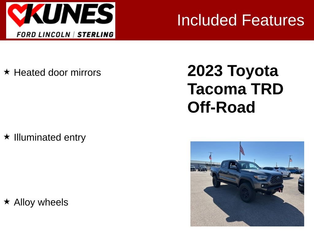 Used 2023 Toyota Tacoma TRD Off-Road w/ Advanced Technology Package image 3