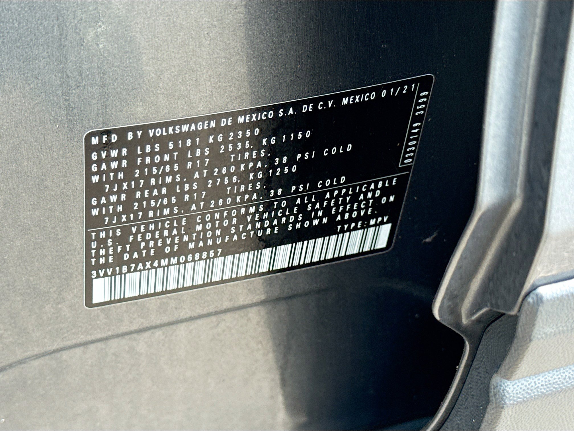 Used 2021 Volkswagen Tiguan S FWD image 42